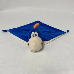 Cubbies Blue Yoshi Dragon Dinosaur Lovey Baby Security Blanket Soother Plush